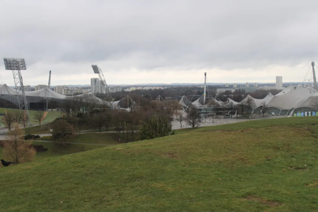 Der Olympiapark von Oben
