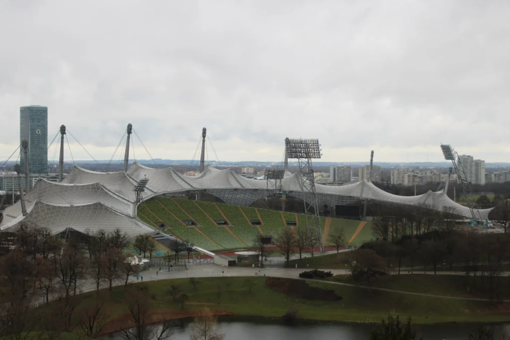 Das Olympiastadion im Olympiapark München